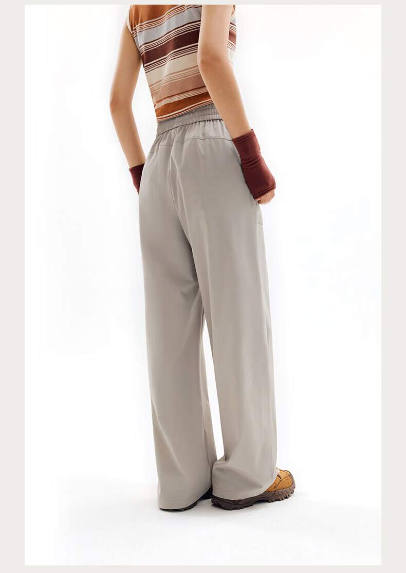 TECTOP Women's Straight-Leg Breathable Quick-Dry Slim Casual Pants 13